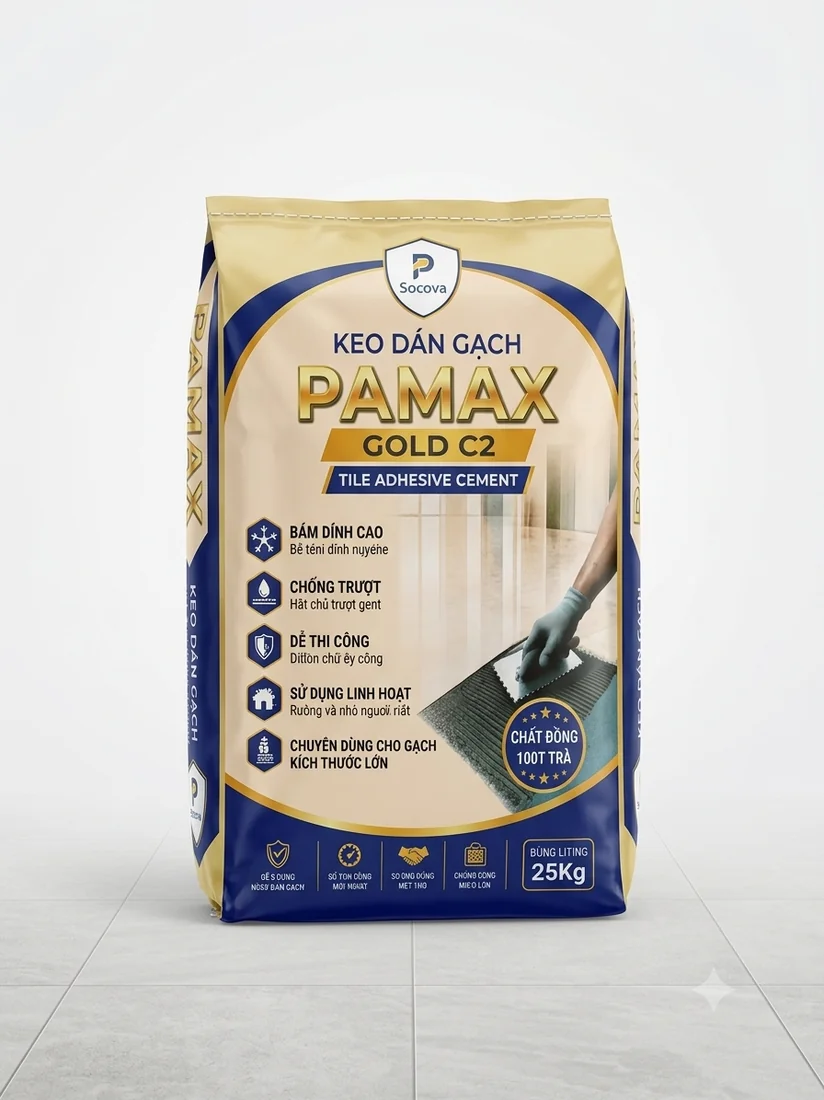 Bao bì keo dán gạch PAMAX GOLD C2