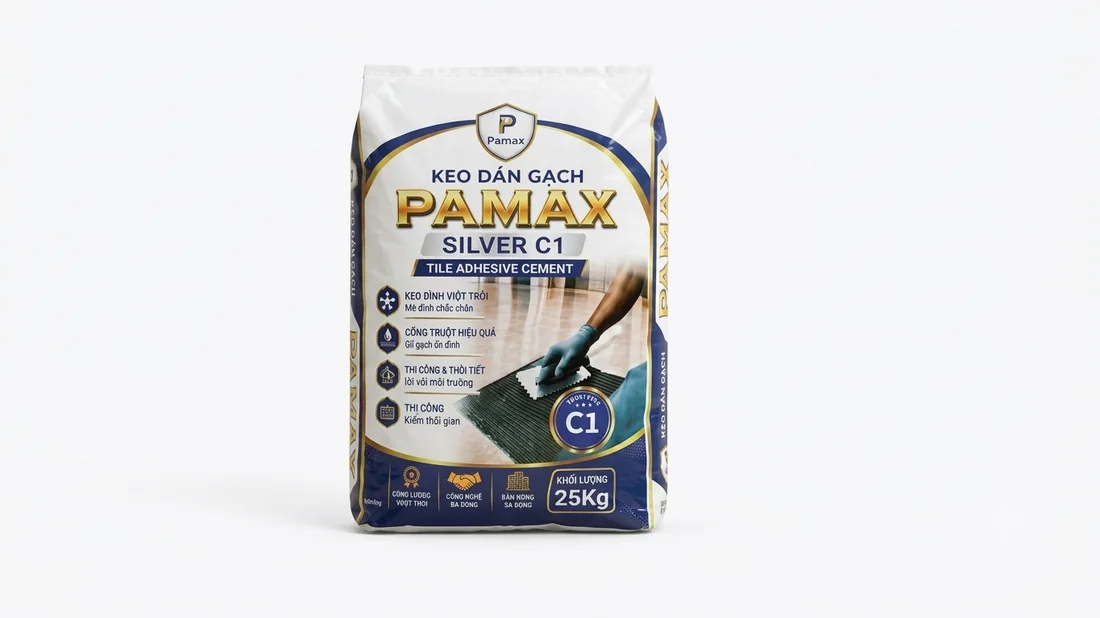 Bao bì keo dán gạch PAMAX SILVER C1