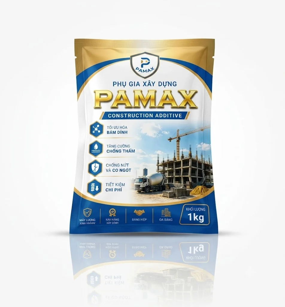 Bao bì phụ gia xây dựng PAMAX